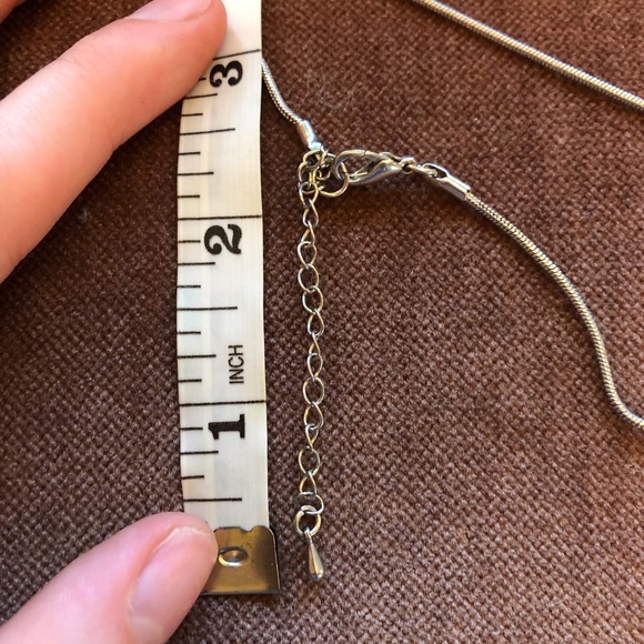 Double sided pendant silver necklace removable pendant - Picture 6 of 9